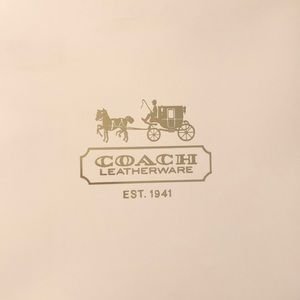 White Leather Coach Purse